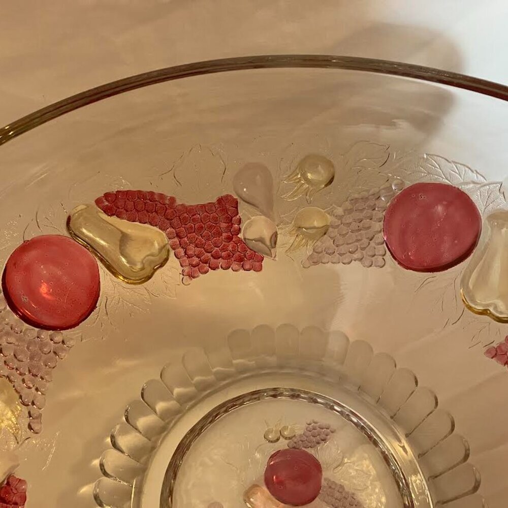 Westmoreland Glass Della Robbia Fruit Bowl Vintage EUC - Picture 10 of 14
